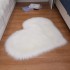 Love shaped imitation wool carpet, floor mat, mattress, sofa cushion, foot pad, plush living room, coffee table, sofa, bedroom
