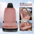 Car seat cushion winter plush wool car cushion short imitation rabbit plush warm car interior small waist car seat cover goddess style