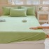 Winter Thick Milk Velvet Bed Sheet Single Item Warm Coral Velvet Bed Sheet Single Item Nantong Single Color Bed Sheet Wholesale