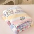 A-class flannel blanket, thickened warm coral fleece blanket, snowflake fleece cover blanket, office nap blanket wholesale