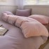 Solid color milk velvet duvet cover single piece wholesale winter thick coral velvet duvet cover single product anti-static electric orchid velvet duvet cover