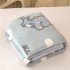 A-class flannel blanket, thickened warm coral fleece blanket, snowflake fleece cover blanket, office nap blanket wholesale