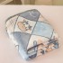 A-class flannel blanket, thickened warm coral fleece blanket, snowflake fleece cover blanket, office nap blanket wholesale