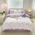 A-class washed cotton four piece set wholesale 2024 spring double-layer yarn bed sheet duvet cover Nantong bedding three piece set