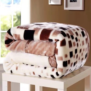 Free shipping Raschel blanket group purchase gift wholesale Winter cloud blanket double-layer thick flannel children's blanket gift box set