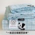 A-class mother and baby grade washed cotton single bed sheet, single checkered solid color single dormitory bed sheet, washed cotton double bed sheet~