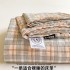 A-class mother and baby grade washed cotton single bed sheet, single checkered solid color single dormitory bed sheet, washed cotton double bed sheet~