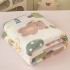 A-class flannel blanket, thickened warm coral fleece blanket, snowflake fleece cover blanket, office nap blanket wholesale