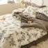 Thickened winter milk velvet four piece bed cover, bed sheet set, small and fresh Nantong home textile bedding