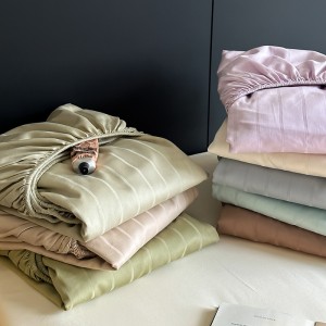 60 count long staple cotton bedsheet, all cotton Simmons mattress protective cover, jacquard satin pure cotton bedsheet set, wholesale