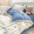 A-class washed cotton four piece set wholesale 2024 spring double-layer yarn bed sheet duvet cover Nantong bedding three piece set