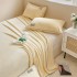 Winter Thick Milk Velvet Bed Sheet Single Item Warm Coral Velvet Bed Sheet Single Item Nantong Single Color Bed Sheet Wholesale