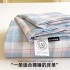 A-class mother and baby grade washed cotton single bed sheet, single checkered solid color single dormitory bed sheet, washed cotton double bed sheet~
