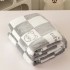 A-class flannel blanket, thickened warm coral fleece blanket, snowflake fleece cover blanket, office nap blanket wholesale