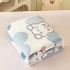 A-class flannel blanket, thickened warm coral fleece blanket, snowflake fleece cover blanket, office nap blanket wholesale