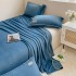 Winter Thick Milk Velvet Bed Sheet Single Item Warm Coral Velvet Bed Sheet Single Item Nantong Single Color Bed Sheet Wholesale