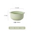 Cream style dual-purpose instant noodle bowl, multifunctional soup bowl, creative Japanese style covered household ceramic bowl set, high aesthetic value