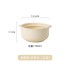 Cream style dual-purpose instant noodle bowl, multifunctional soup bowl, creative Japanese style covered household ceramic bowl set, high aesthetic value