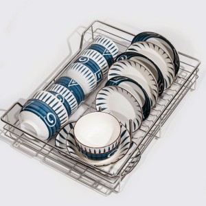 Jingdezhen Ceramic Japanese style Japanese style Bowl Plate Dish Set Household Bowl Plate Fish Plate Bone Porcelain Noodle Bowl Soup Bowl