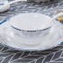 Bowl set Jingdezhen ceramic tableware bone porcelain tableware set 28 head round wholesale gift