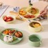 Divided dining plates, household breakfast utensils for one person, personalized ceramic simple ceramic plates, three grid divided plates wholesale Divided dining plates, household breakfast utensils for one person, personalized ceramic simple ceramic plates, three grid divided plates wholesale