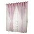 2021 Cross border Shopee AliExpress Pure Color Double Layer Living Room Bedroom Double Layer Curtain Cotton Curtain