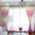 Cross border pastoral printed curtains, blackout fabric, luxury leaf finished curtains, foreign trade, AliExpress, Amazon