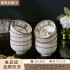 Jingdezhen anti slip, anti scald, environmentally friendly, light luxury household ceramic Roman tableware set, bowls, plates, noodles, soup bowls as gifts
