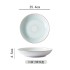Ceramic underglaze color bowls, dishes, dishes, household fashion, luxury, national style tableware, Noodles in soup, bowls, free combination, wholesale