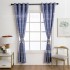 New printed curtains for foreign trade, semi blackout curtains, simple Nordic style, internet famous, deer cross-border exclusive