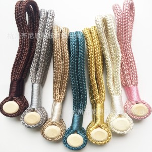 New Simple Double Rope Magnetic Buckle Strap Curtain Buckle Strap No Installation on Amazon AliExpress