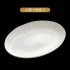 Ceramic Home European Luxury Gold Plated Bone Porcelain Tableware Bowl Plate Plate Noodle Bowl Fish Plate Business Gift Set