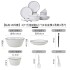 Jingdezhen Ceramic Bowl and Dish Set Household Ceramic Eating Bowl, Noodles Bowl and Dish Combination Bowl and Dish Utensils