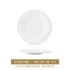 Dish and household free combination European style simple and luxurious ceramic ware with gold border ceramic tableware bowl and plate