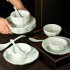 Jingdezhen Ceramic Home Jade Porcelain Pumpkin Rice Noodle Bowl Set Chinese Bowl Plate Plate Free Combination