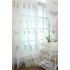 Cross border European style atmospheric mirror flower embroidery window screen transparent embroidery curtain living room bedroom curtains can be customized