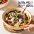 Household pickled Chinese cabbage fish large soup bowl, anti-skid and anti scalding ceramic, special large bowl for boiled fish, double ear household tableware
