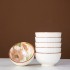 Light luxury household ceramic tableware, camellia bowls, plates, noodles, soup bowls, fish plates, free combination gifts Light luxury household ceramic tableware, camellia bowls, plates, noodles, soup bowls, fish plates, free combination gifts