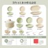 Cream Wind Internet Celebrity Bowl and Dish Set for Home Use 2024 New Tableware Bowl and Dish Set with High Beauty and Fresh Appearance