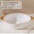 Household pickled Chinese cabbage fish large soup bowl, anti-skid and anti scalding ceramic, special large bowl for boiled fish, double ear household tableware