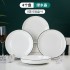A set of ceramic dining bowls, noodles, bowls, and plates for household use, combined with tableware, dishes, and plates