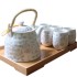 Jingdezhen Ceramic Tea Set Home Set Kung Fu Modern Minimalist Teapot Tea Cup 6-piece Set Comes with Bamboo Tray Jingdezhen Ceramic Tea Set Home Set Kung Fu Modern Minimalist Teapot Tea Cup 6-piece Set Comes with Bamboo Tray
