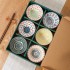 A set of high-quality ethnic style tableware, ceramic dining rice bowls, and household dishes that are particularly attractive