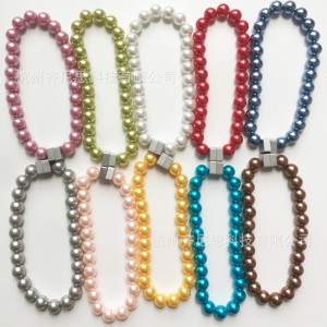 Hot selling ABS pearl magnetic buckle curtain strap binding rope