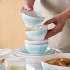 Ceramic underglaze color bowls, dishes, dishes, household fashion, luxury, national style tableware, Noodles in soup, bowls, free combination, wholesale
