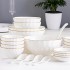 Ceramic household European bone china tableware, bowls, plates, plates, and household business gift combinations can be freely matched Ceramic household European bone china tableware, bowls, plates, plates, and household business gift combinations can be freely matched