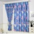 Foreign trade printed curtains, semi blackout curtains, simple Nordic style, colorful leaves, cross-border exclusive supply Foreign trade printed curtains, semi blackout curtains, simple Nordic style, colorful leaves, cross-border exclusive supply
