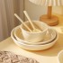 Milk whirring tableware, ceramic bowls, instant noodles bowls, creative bowl and dish sets, household one person eating tableware, household set wholesale