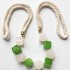 New square jelly curtain strap, curtain hanging ball strap