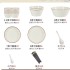 2024 new bowl and plate household set tableware set housewarming new home tableware bowl and plate set Nordic style tableware